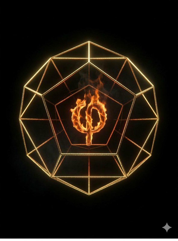 φ dodecahedron in flames
